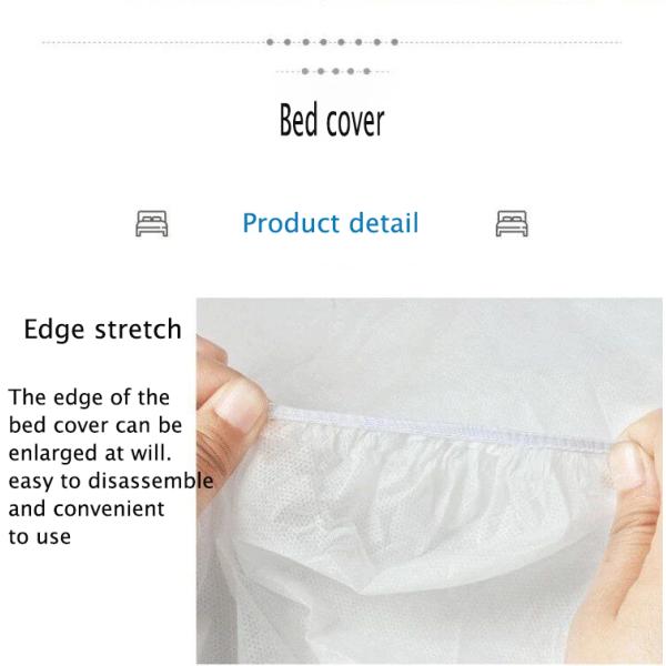 Blue Pink Nonwoven PP PE SMS SSS Disposable Bed Cover Roll