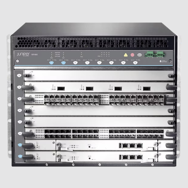 Buy cheap Juniper MX480 Universal Routing Platform With a system capacity of 7.5 Tbps product