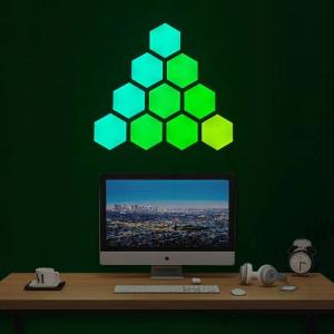 Buy cheap RGBIC 16.7 Million Smart Hexagon Light Adjustable Brightness 24V Voltage 25000 Hours Led Lifespan product