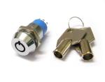 Large Tubular Key Switch Lock 8 Connecter Key Switch Lock with Tubular Keys