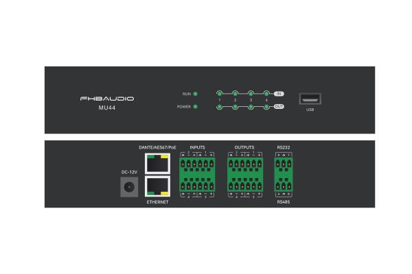 Quality New Style Pro Audio Processor RS232 UDP Control For Conference And Classroom for sale