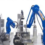 6 Axis Pick And Place Robotic Arm Yaskawa GP8 With CNGBS Robot Gripper For