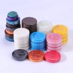 Resin Custom Backgammon Set 30 Pieces Marble Backgammon Chips