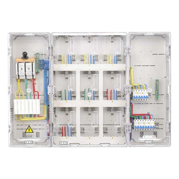 Waterproof Single Phase Meter Box / Plastic Electric Meter Enclosure Box CE Certification