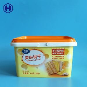 Buy cheap 3.2L Two Handle IML Tubs Stackable Buckets With Lid Inside Wide 110MM product