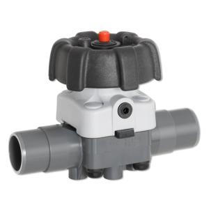 China UPVC Double Ring Pneumatic Diaphragm Valve Leak Proof Gas Media on sale