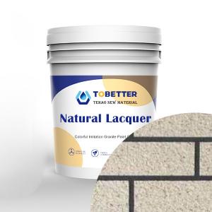Buy cheap Natural Sand Acrylic Emulsion Coating Paint Stone Effect Wall Paint Rock Pieces Sand Colorful Flake product