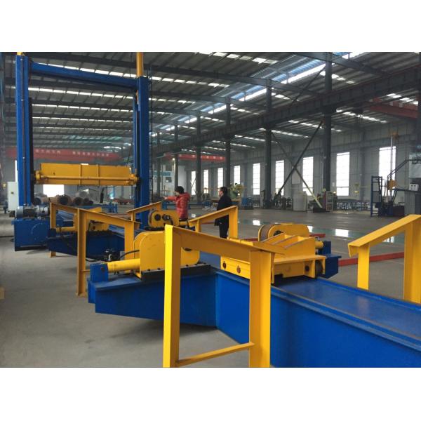 Automatically Big Pole Pipe Making Machine / Pipe Close And Welding Machine