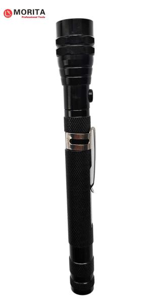 Quality Plumbing tools Telescopic Magnetic Flashlight pickingWith 3 LED Lamps 360-Degree Adjustable Magnet Head Length 550mm for sale