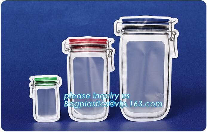 Round bottom polypropylene zip lock bag, CD bag, round reclosable bag, round reusable zip lock bag, round grip seal pack