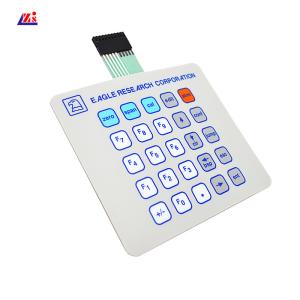 Buy cheap Embossed Button PET Circuit Membrane Switch With LED product