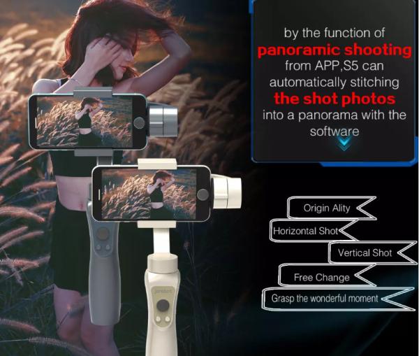Quality 3 Axis Smartphone Gimbal Stabilizer Automatic Tracking Easy To Operate for sale
