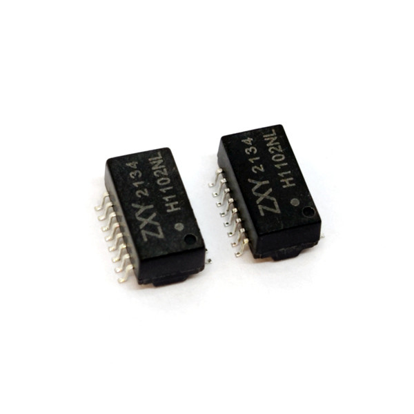 100 / 1000 BASE-T Single Port Low Profile Ethernet Lan Transformer 24PIN SMD
