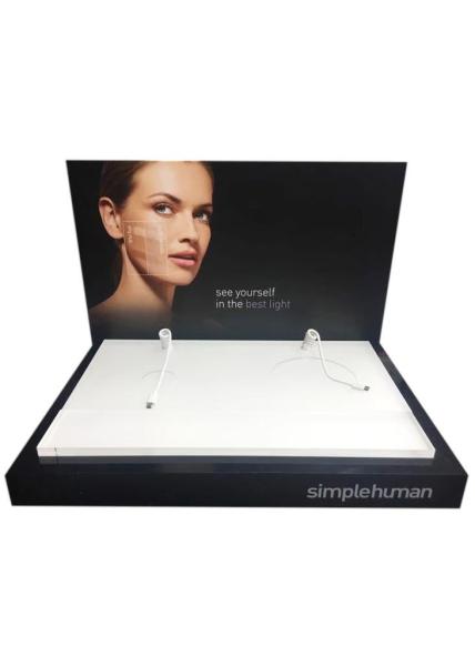 Quality Sturdy Thickened Cosmetic Stand Display LED Light For Supermarket for sale