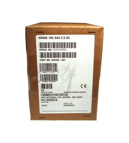 Quality Durable HP Server Hard Disk 870763-B21 600GB 15k SFF 2.5 Inch 870797-001 SAS 12Gb/S for sale