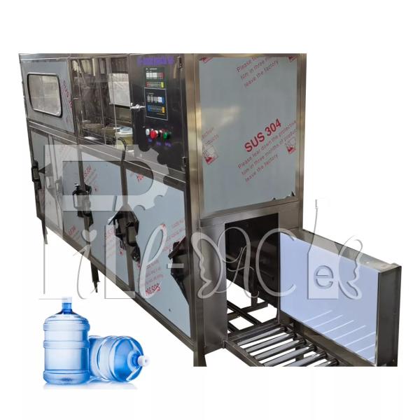 Complete 200BPH automatic 18.9L 5 gallon pure water production line filling bottlling machine