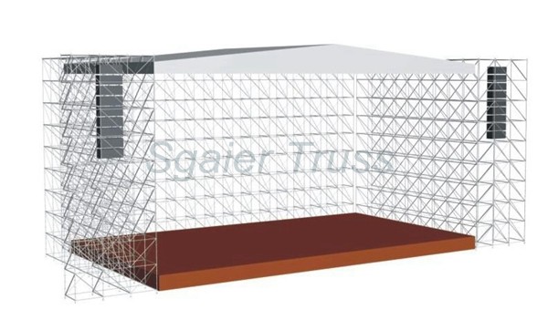 Mobile Roof System Church Construction Layher Scaffold