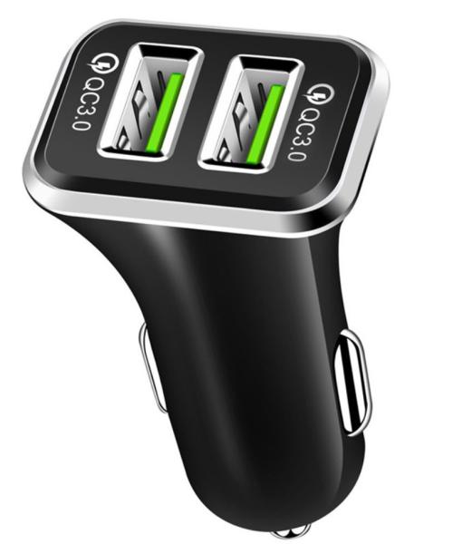 Quality 36W Dual USB Car Charger QC 3.0 Portable Phone Type C Fast Car Charger for sale