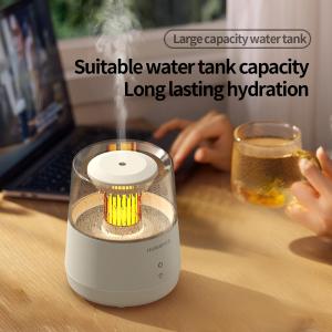 Buy cheap Simulation Raindrop Flame Aroma Humidifier 320ml With Less Than 35dB Noise Level product
