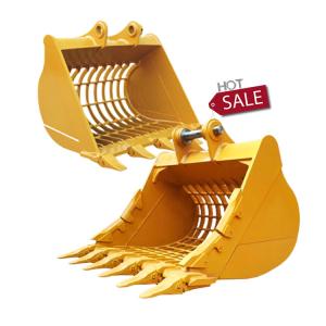 Buy cheap SY60 CAT307 PC58 Skeleton Excavator Bucket , 2-15Ton Backhoe Attachments product