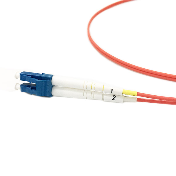 LC To LC DX Zipcord G657A1 Fiber Optic Patch Cord Red Color