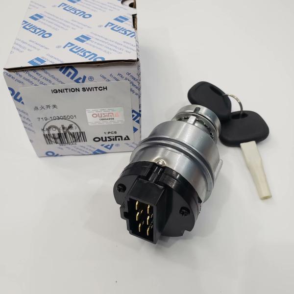 Quality Electronic Key Ignition Switch 719-10305001 For KATO Excavator for sale