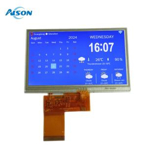 Buy cheap 4.3 Inch TFT Resistive Touch Screen 350 cd/m2 Color TFT Screen 480X272 With RGB Interface product