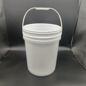 Buy cheap Custom Logo Round Plastic Bucket With Screen Printing / Heat Transfer / IML Printing product