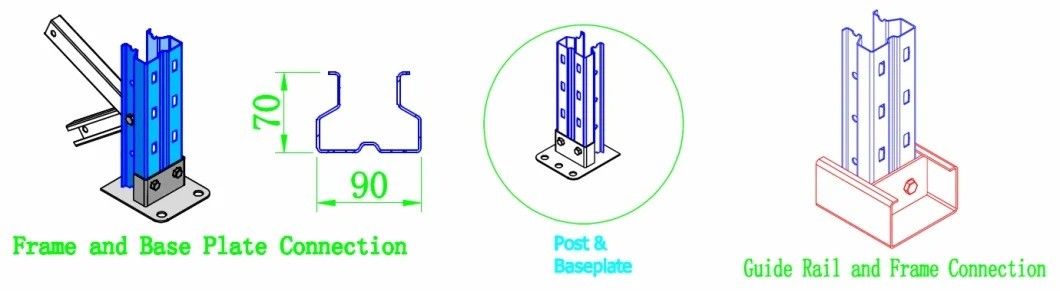 Double Deep Warehouse Racking Conventional Selective Storage Pallet Rack Design