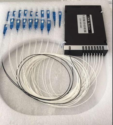 Quality AWG CWDM DWDM Multiplexer And Demultiplexer ABS Module Passive WDM CATV System for sale