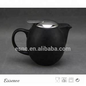 Buy cheap Ceramic Teapot With Stainless Steel Lid And Strainer Stoneware Type product