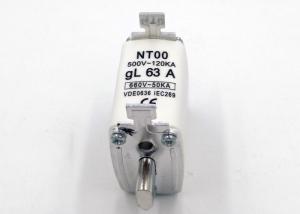 Buy cheap GL Grade 500V HRC Fuse And Fuse Holder 63A For Circuit Breaker product