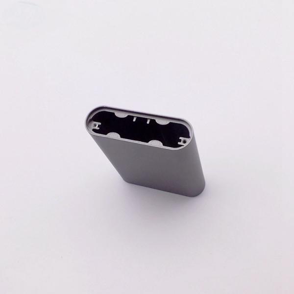 Quality Grey Anodized Micro CNC Machining Parts Aluminum Extrusion Enclosures With Tapping for sale