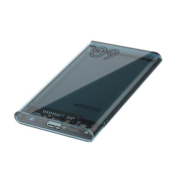 Quality SATA Hard Drive Enclosure Disk Enclosure Transparent 2.5 Inch for sale