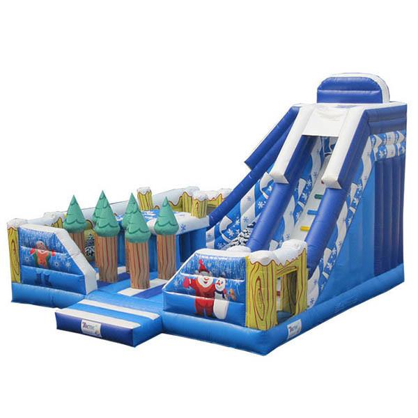 Quality ODM Kids Inflatable Bouncer , 0.55 PVC Indoor Large Bouncy Castle With Slide for sale