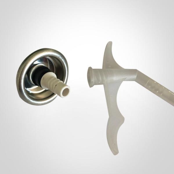 Quality Tube Type One Inch Aerosol Pu Foam Spray Valve With Tube And Cap For Spray Polyurethane Foam Cans for sale