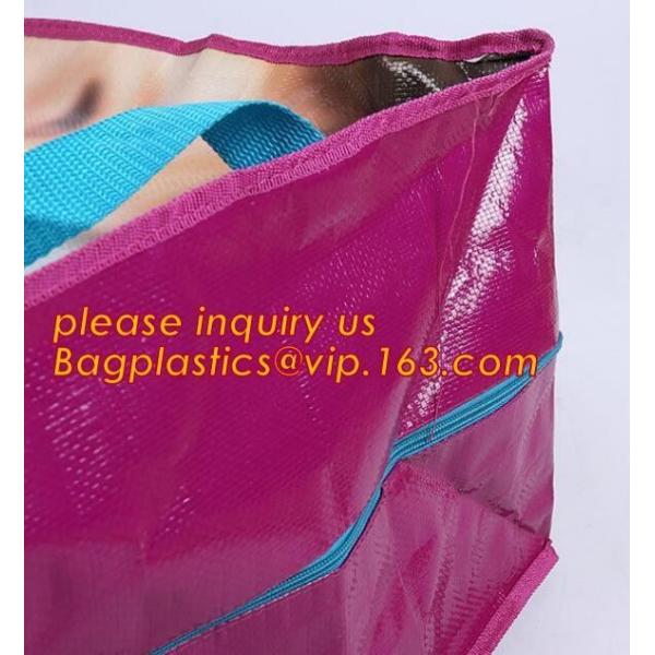 Color Printed PP Woven Carrying Shopping/Grocery Tote Bag,promotional tote laminated pp non woven gift bag fashion handb