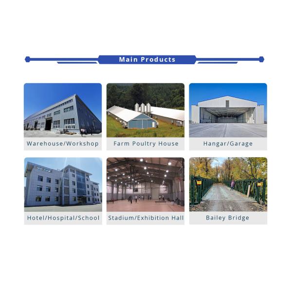 Q235b Q345b Workshop Steel Structure Heavy Frame Buildings Galvanized