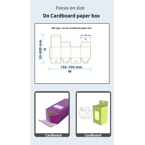 Automatic Grade Automatic Box Folder Gluer Machine CQT 800 for Corrugated Cardboard