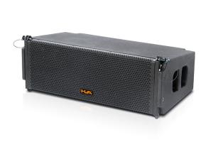 300 Watt 2 way Active Line Array Speaker with 15 Woofer in Black