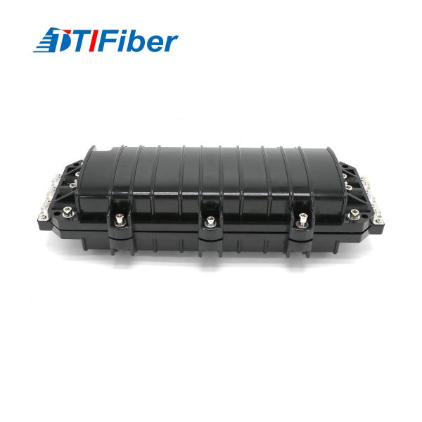 Quality FTTH FTTX Fiber Optic Splice Closure 144 Core Horizontal Type for sale