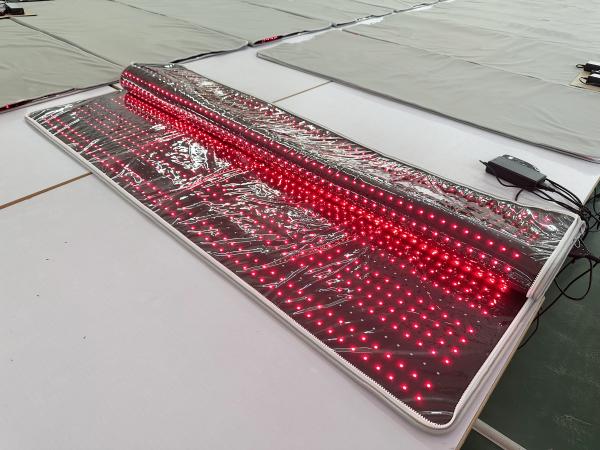 Quality Grey Red Light Sleeping Blanket with 2240pcs Red Light LEDs for Body Recovery for sale