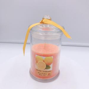 China Oem Organic Orange Soy Wax Scented Mason Jar Candle  For  Sleep on sale