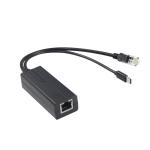 12v 2a Type C and Lan Port RJ 45 Connect USB Poe Splitter for Power Over