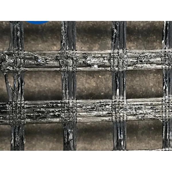 Self Adhesive Composite Geogrid Asphalt Coated Glass Fiber For Pavement Reinforcement