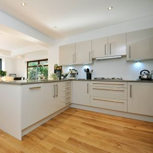 Modular Custom Acrylic Kitchen Cabinets Simple Modern High Gloss