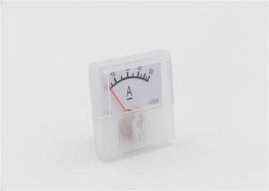 Buy cheap DC Ammeter Analog Panel Meter 0-50A DC Current Meter White Color Dial 40*40mm product
