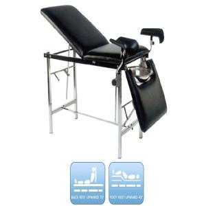 China Manual 750mm Hospital Delivery Bed Gynecological Examination And Treatment Table on sale