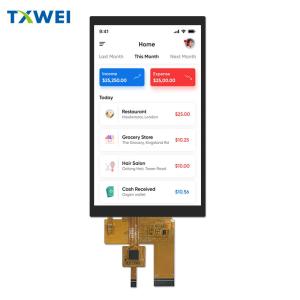 Buy cheap 5-inch TFT LCD Screen 720 * 1280 HD With Capacitive Touch Screen 40pin Interface LVDS Vertical Screen product