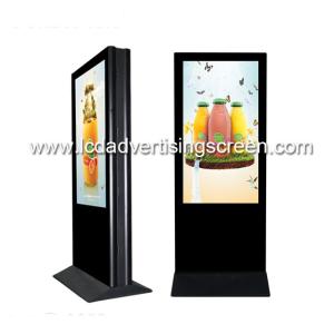 China Indoor Standing LCD Advertising Display 55 Inch Double Side LCD Screen on sale